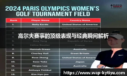 高尔夫赛事的顶级表现与经典瞬间解析